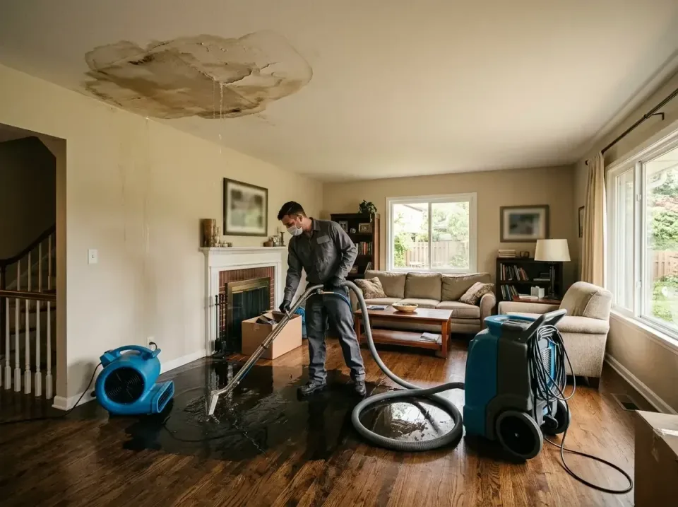 attic-pipe-burst-ceiling-drip-008 — frequently asked questions, Water Damage Restoration & Carpet Care in Black Jack, MO